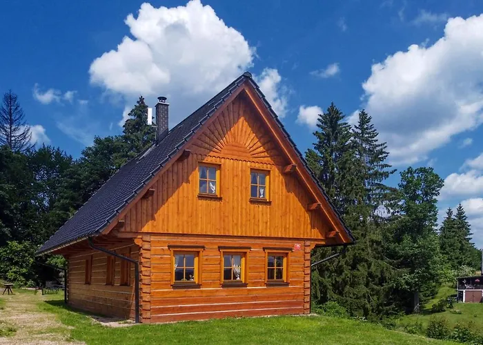 Roubenka Vlci Hora Feriehus Krásná Lípa